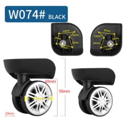 Suitcase Luggage Case Casters Replacement Trolley Case Wheel Mute Universal Wheel Suitcase Caster Accessories Suitcase Caster