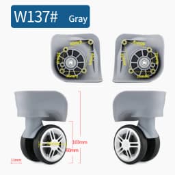 Suitcase Luggage Case Casters Replacement Trolley Case Wheel Mute Universal Wheel Suitcase Caster Accessories Suitcase Caster