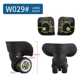 Suitcase Luggage Case Casters Replacement Trolley Case Wheel Mute Universal Wheel Suitcase Caster Accessories Suitcase Caster