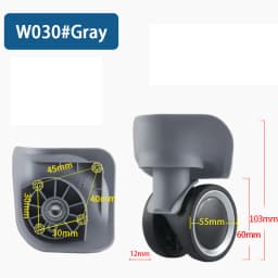 Suitcase Luggage Case Casters Replacement Trolley Case Wheel Mute Universal Wheel Suitcase Caster Accessories Suitcase Caster