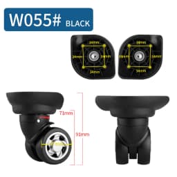 Suitcase Luggage Case Casters Replacement Trolley Case Wheel Mute Universal Wheel Suitcase Caster Accessories Suitcase Caster