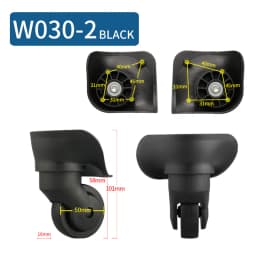 Suitcase Luggage Case Casters Replacement Trolley Case Wheel Mute Universal Wheel Suitcase Caster Accessories Suitcase Caster