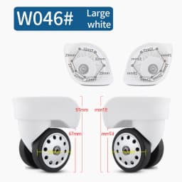Suitcase Luggage Case Casters Replacement Trolley Case Wheel Mute Universal Wheel Suitcase Caster Accessories Suitcase Caster
