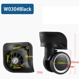 Suitcase Luggage Case Casters Replacement Trolley Case Wheel Mute Universal Wheel Suitcase Caster Accessories Suitcase Caster