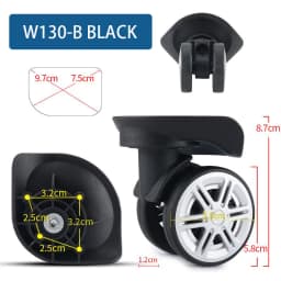 Suitcase Luggage Case Casters Replacement Trolley Case Wheel Mute Universal Wheel Suitcase Caster Accessories Suitcase Caster