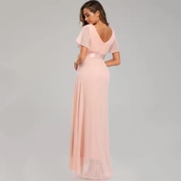 Sexy Pink Chiffon Tulle Maxi Summer Dress Women Casual Vintage Long Bridesmaid Prom Dresses Club Bodycon Party Dress Vestidos HL