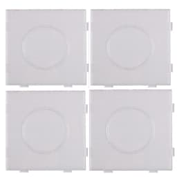 4PCS 2.6mm Mini Hama Fuse Beads Transparent Big Square Pegboards Beads Boards DIY Material Template Iron Perler Beads Pegboard