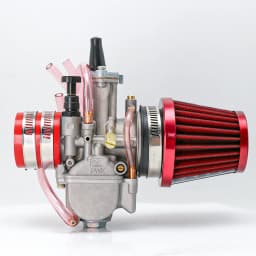 Alconstar- 21 24 26 28 30 32 34mm Keihin PWK Carburetor with Air Filter 2/4T Carb Fit Motorcycle Motocross Dit Pit Bike Moped CB
