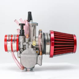 Alconstar- 21 24 26 28 30 32 34mm Keihin PWK Carburetor with Air Filter 2/4T Carb Fit Motorcycle Motocross Dit Pit Bike Moped CB