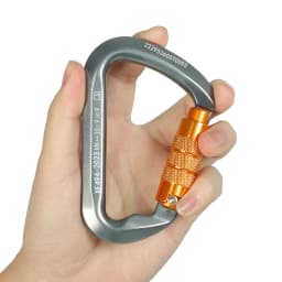 Xinda Outdoor Carabiner Rock Climbing Mountain Landing 30kN High Altitude Operation Equipment Aluminum Alloy Safety Buckle Hook