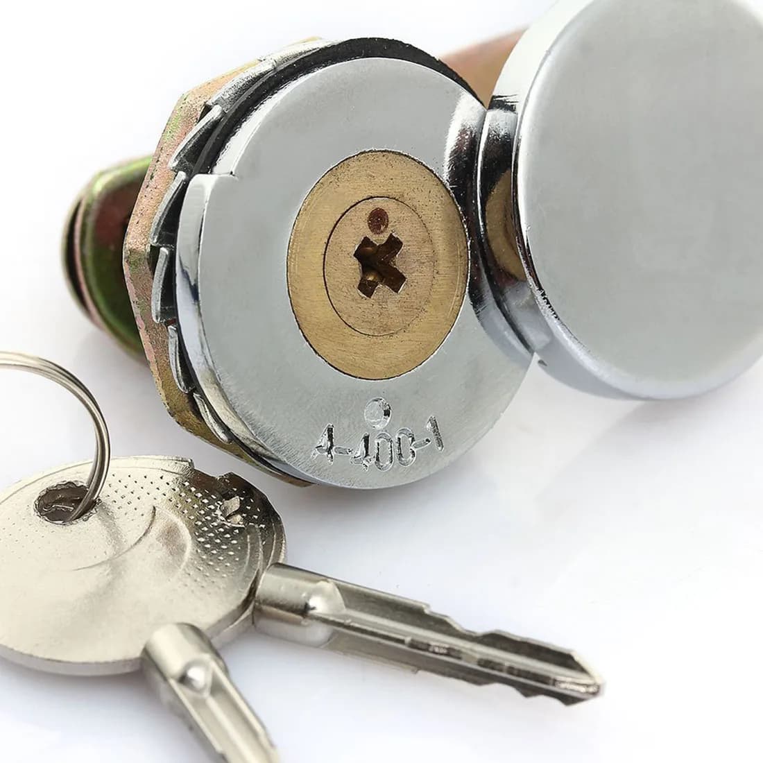 High-quality Door Lock Useful Steady Cam Lock Padlock for Security Door Cabinet Mailbox Drawer Cupboard Camlock 16mm + 2 Keys