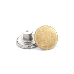 5Pcs Jeans Buttons Replacement 17mm No Sewing Metal Button Repair Kit Nailless Removable Jean Buttons Sewing Accessories