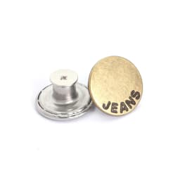 5Pcs Jeans Buttons Replacement 17mm No Sewing Metal Button Repair Kit Nailless Removable Jean Buttons Sewing Accessories