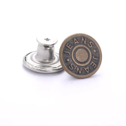 5Pcs Jeans Buttons Replacement 17mm No Sewing Metal Button Repair Kit Nailless Removable Jean Buttons Sewing Accessories