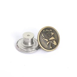 5Pcs Jeans Buttons Replacement 17mm No Sewing Metal Button Repair Kit Nailless Removable Jean Buttons Sewing Accessories