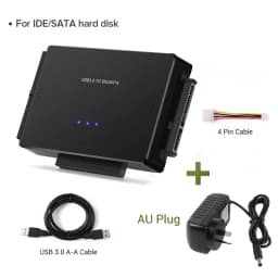 USB 3.0 to SATA IDE Hard Disk Adapter Converter Cable for 3.5 2.5 inch HDD/SSD CD DVD ROM CD-RW 3 in 1 IDE SATA Adapter