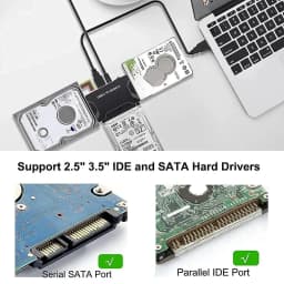 USB 3.0 to SATA IDE Hard Disk Adapter Converter Cable for 3.5 2.5 inch HDD/SSD CD DVD ROM CD-RW 3 in 1 IDE SATA Adapter