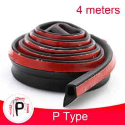 Car Door Seal Strip Auto Rubber Door Sealing Strips Car Door Protector Door Guard Noise Insulation Soundproof Z P D Type Seals