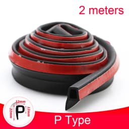Car Door Seal Strip Auto Rubber Door Sealing Strips Car Door Protector Door Guard Noise Insulation Soundproof Z P D Type Seals