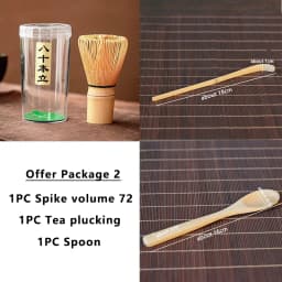 Tea Set Japanese Tea Set Matcha Whisk (Chasen) Tea Spoon And Scoop (Chashaku) Matcha Set Bamboo Accessories