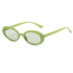 Retro Oval Sunglasses Small Frame Sunglasses For Women Men Jelly Color Gothic Glasses UV400 Fashion Shades Oval Mirror 2026 New