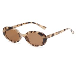 Retro Oval Sunglasses Small Frame Sunglasses For Women Men Jelly Color Gothic Glasses UV400 Fashion Shades Oval Mirror 2026 New
