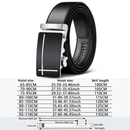 Men Belts Automatic Buckle Belt Genune Leather High Quality Belts For Men Leather Strap Casual Buises for Jeans