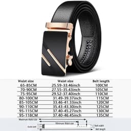 Men Belts Automatic Buckle Belt Genune Leather High Quality Belts For Men Leather Strap Casual Buises for Jeans