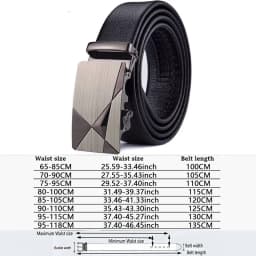 Men Belts Automatic Buckle Belt Genune Leather High Quality Belts For Men Leather Strap Casual Buises for Jeans