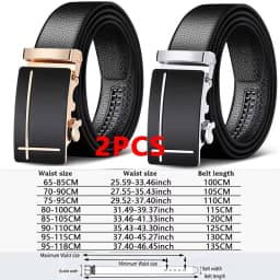 Men Belts Automatic Buckle Belt Genune Leather High Quality Belts For Men Leather Strap Casual Buises for Jeans
