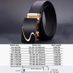 Men Belts Automatic Buckle Belt Genune Leather High Quality Belts For Men Leather Strap Casual Buises for Jeans