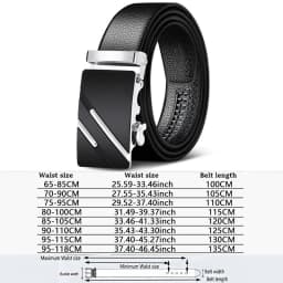 Men Belts Automatic Buckle Belt Genune Leather High Quality Belts For Men Leather Strap Casual Buises for Jeans