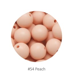 Cute-Idea 20pcs Silicone Beads 9mm Round Pearl Food Grade BPA Free DIY Pacifier Clip Chain Jewelry Baby Teething Rodent Beads