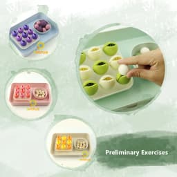 Montessori Educational Toys Ball Color Matching Game Kids Fingers Fine Motor Skill Preliminary Exercise Practicial Life Activity