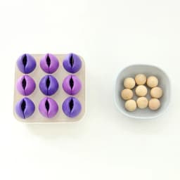Montessori Educational Toys Ball Color Matching Game Kids Fingers Fine Motor Skill Preliminary Exercise Practicial Life Activity