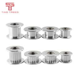 GT2 Type Passive Synchronous Wheel 16/20 Tooth Teeth Aluminum Timing Drive Pulley for 3D Printer Gear Idler Pulley Wide 6mm/10mm