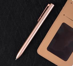 Metal Gel Pen with Refill for Metal Sign Pens 0.5mm Smooth Ink Signing Writing Business Office Pучка Aluminum Alloy Pens