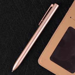 Metal Gel Pen with Refill for Metal Sign Pens 0.5mm Smooth Ink Signing Writing Business Office Pучка Aluminum Alloy Pens