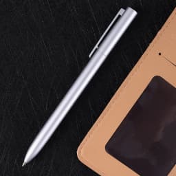 Metal Gel Pen with Refill for Metal Sign Pens 0.5mm Smooth Ink Signing Writing Business Office Pучка Aluminum Alloy Pens