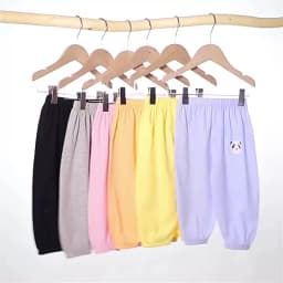 Summer New Style Children's Cotton Anti- Mosquito Pants for Boys and Girls Thin Loose Casual Bloomers for Boys and Girls KF052