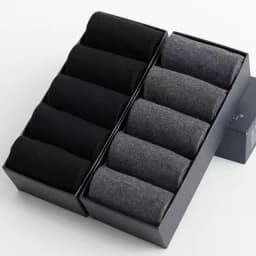 10pairs/lotMen's Cotton Socks Business Men's Breathable High-Quality Soft Fabric Men's Solid Color Long Socks Business CasualMen