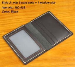 Luxury Handmade Genuine Leather Business Card Holder Men Leather Credit Card Case Small Women Card ID Holder Cover Card Wallet