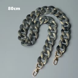 New Fashion Woman Bag Accessory Detachable Parts Replacement Chain White Green Resin Luxury Strap Women Acrylic Shoulder Chain