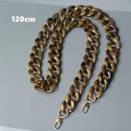 New Fashion Woman Bag Accessory Detachable Parts Replacement Chain White Green Resin Luxury Strap Women Acrylic Shoulder Chain