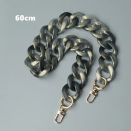 New Fashion Woman Bag Accessory Detachable Parts Replacement Chain White Green Resin Luxury Strap Women Acrylic Shoulder Chain