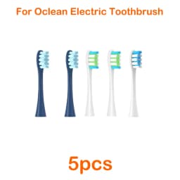 5pcs Oclean Replacement Electric Toothbrush Heads For Oclean X PRO / X / Z1/ F1/ One/ Air 2 Sonic Electric Toothbrush Heads