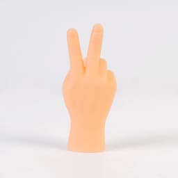 Simulation little hands funny mini hands foot finger sleeve silicone hand puppet novel prank finger toys tease cat props