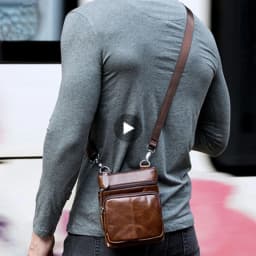 Small Messenger Crossbody Shoulder Men Bag Genuine Leather Handbag Cross Body Male For Hit Side Little Vintage Sac Bolso Bolsa