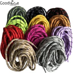 160 -180 cm Fashion Nice Color Round Shoe Strings Laces Shoelace for Hiking Working Boots