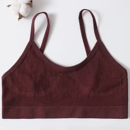Women U-Neck Thin Strap Ribbed Wireless Bralette Push Up Bras Sport Seamless Underwear Without Pads Sexy Lingerie Crop Top M-XL
